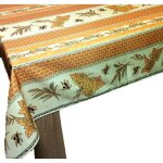 Nappe provenale rectangle anti - tche tournesol abeille jaune - 200 x 150 cm - jaune