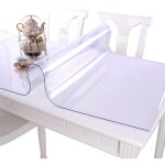 Nappe en pvc transparent film de protection pour meubles tanche facile  nettoyer d'paisseur 1mm taille ...