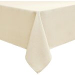 Nappe rectangulaire 140 x 180 cm aspect lin nappe exterieur impermeable nappe de table anti tache pour ...