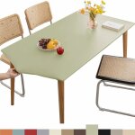 Nappe rectangulaire ajustée cuir, nappe à bords élastiques, nappe lavable pour l'extérieur, la terrasse, ... Nappe rectangulaire ajustée cuir, nappe à bords élastiques, nappe lavable pour l'extérieur, la terrasse, ...