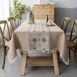 Nappe rectangulaire anti tache nappe lin coton nappe brodé nappes imprimées élégantes de style chinois ... Nappe rectangulaire anti tache nappe lin coton nappe brodé nappes imprimées élégantes de style chinois ...