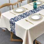 Nappe rectangulaire en plastique, nappe en toile cir�e rectangulaire pour d�coration de table de cuisine ...