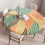 Cette nappe ronde d'ext�rieur imperm�able, d'un diam�tre de 80 cm, poss�de des bords �lastiqu�s et est ...