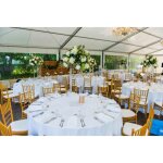 Nappe ronde pour table de banquet traiteur 320cm