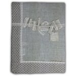 Nappe de table de salle � manger tyrol molly pois rouge sur une serviette anneaux cm. 150x250 x12 personnes ...