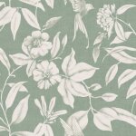 Nappe toile cir�e au m�tre myosotis sauge