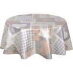 Nappe en toile cirée ronde hytte Nappe en toile cirée ronde hytte