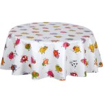 Nappe en toile cir�e ronde vache