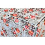 Nappe transparente moderne r�sistant aux taches diff�rentes tailles feuillet� pvc nappe de table cristal ...