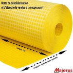 Natte de dsolidarisation et d'tanchit mprotect vendue au m majerus