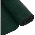 Nature - canisse pvc double face 1 x 3 m - 1600 g / m� - occultant 4 / 5 - anti - uv - vert