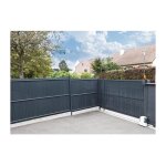 Nature - kit lamelles brise - vue pour panneau de clture rigide - occultant 4 / 5 - 1, 025 x 2, 50 m ...