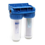 Nw - br10b3 double filtre eau potable ? 274 x 150 x 355 mm ? 2 Étapes ? 360 l / h ? 3 / 4' / 26, 16 mm ... Nw - br10b3 double filtre eau potable ? 274 x 150 x 355 mm ? 2 Étapes ? 360 l / h ? 3 / 4' / 26, 16 mm ...