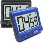 Nazalus - vente chaude - lot de 2 minuteurs de cuisine magnétiques numériques avec alarme puissante, ... Nazalus - vente chaude - lot de 2 minuteurs de cuisine magnétiques numériques avec alarme puissante, ...