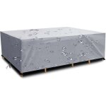 Nazalus - vente chaude - art housse salon de jardin table 160x100x70cm 420d oxford tissu bache impermable, ...