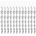 Nazalus - vente chaude - rpulsif oiseaux, 10 pices 30 cm spirale rflchissante, 360 degrs repulsif ...