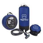 Nazalus - vente douche de camping11l avec pompe  pied, sac de douche pliant portatif extrieur pour ...