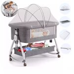 3 en 1 berceau cododo avec roues, lit cododo bébé réglable en hauteur 71 - 84cm, couchette de chevet, ... 3 en 1 berceau cododo avec roues, lit cododo bébé réglable en hauteur 71 - 84cm, couchette de chevet, ...