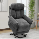 Neche - fauteuil releveur �lectrique pour personnes �g�es gris, fauteuil de relaxation avec repose - ...