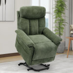 Neche - fauteuil releveur �lectrique pour personnes �g�es vert, fauteuil de relaxation avec repose - ...