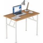 Need - bureau d'ordinateur informatique pliante 100x60cm table d'tude /  dner pliable pour maison ...