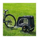 Remorque de vlo pour chien pliable jusqu' 40 kg en oxford 600d, remorque de vlo dog bicycle trailer ...