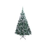 Need - sapin de noël en pvc blanc avec spray de 7 pieds et 870 branches Need - sapin de noël en pvc blanc avec spray de 7 pieds et 870 branches