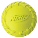 Nerf balle pneu avec sifflet pour chien bleu taille s