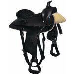Nero - selle western en cuir bon march avec sige en daim