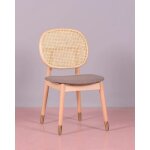 Nest dream - chaise en bois de htre et rotin - marsh - htre