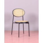 Nest dream - chaise en m�tal - preston - noir