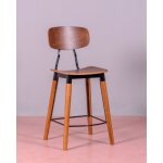 Nest dream - tabouret industriel en bois - copine - noyer Nest dream - tabouret industriel en bois - copine - noyer