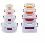 Nest lock? joseph joseph 8 - piece multicolour mixed food container set, id�al pour le stockage et le ...