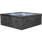 Netspa spa ? celestia ? semi - rigide, carr�, 6 places, coloris flint grey ? sp - cls6 - fg