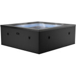 Netspa - spa semi rigide idaho 6 places noir