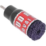 Nettoyant pour goujons de roue, nettoyeur moyeu roue outil de suppression rouille de goujon avec 2 meules ...