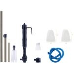 Nettoyeur aquarium filtre sable, contr�le d�bit r�glable pour changements d?eau