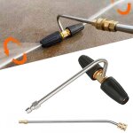 Coocheer - nettoyeur de gouttière 3600 psi 2 buses à turbine rotative + 1 / 4 inch quick disconnect, ... Coocheer - nettoyeur de gouttière 3600 psi 2 buses à turbine rotative + 1 / 4 inch quick disconnect, ...