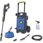 Michelin - nettoyeur haute pression 140 bar 1900w avec nettoyeur de sols et brosse fixe 460 l / h eau ...