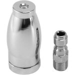 Nettoyeur haute pression compatible avec buse turbo, buse compatible eau chaude et froide