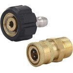 Nettoyeur haute pression connexion rapide 3 / 8  connecteur m22 m�le femelle raccord coupleur nettoyeur ...