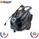 Nettoyeur haute pression � eau chaude comet new scout 150 extra ? 150 bars, pompe laiton, enrouleur int�gr� ...