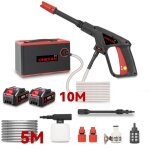 Nettoyeur haute pression �lectrique 100 bars, 2 en 1, puissant outil de nettoyage pour le jardin et le ...