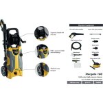 Nettoyeur haute pression lavor stargate 180 - 180 bar, 2 500 w, d�bit 510 l / h, avec enrouleur et r�servoir ...