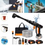 Dayplus - nettoyeur haute pression sans fil, 6 en 1 , 2x 3000mah batterie 180 bar max Dayplus - nettoyeur haute pression sans fil, 6 en 1 , 2x 3000mah batterie 180 bar max