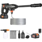 Mophorn - nettoyeur haute pression sans fil - nettoyeur portable 580 psi 1, 1 gpm, portatif avec batterie ...