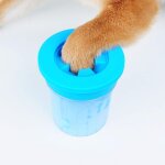 Nettoyeur de patte de chien, patte de chien cleaner avec serviette de nettoyage pour patte d'animal familier ...