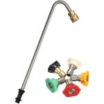 Nettoyeur de tige de goutti�re pour nettoyeur haute pression, 35 cm (13 po), adaptateur de tige de nettoyeur ...