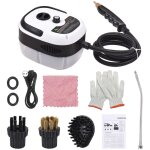 Nettoyeur vapeur haute pression multifonction portable 2500 w, temprature rglable  6 vitesses, convient ...