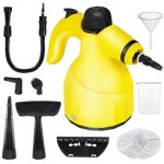 Nettoyeur vapeur portatif 1000 w avec 9 accessoires anti - taches, �limine la graisse, les si�ges de ...